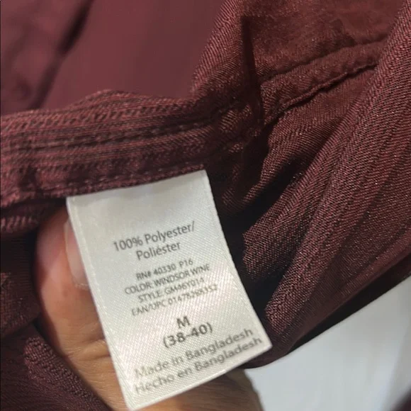 George Red Casual Button Down Shirt Classic Design - Picture 4 of 4